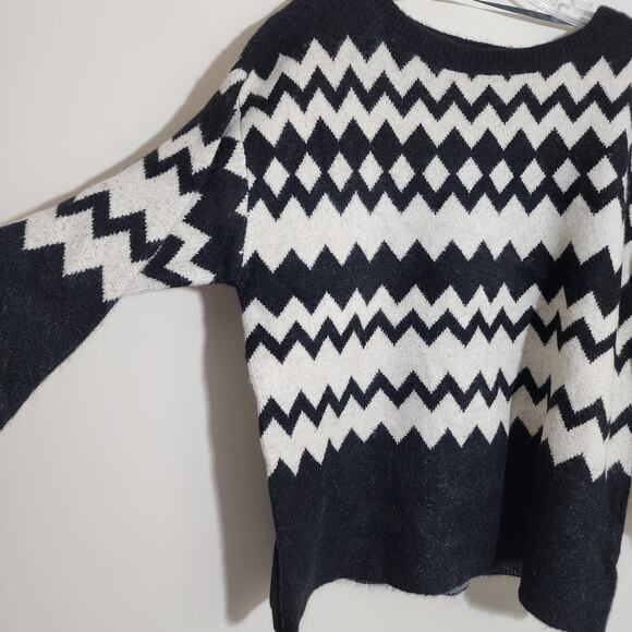 Lane Bryant NWT bracelet sleeve fair isle boatneck sweater woman's size 14/16 - Picture 6 of 15